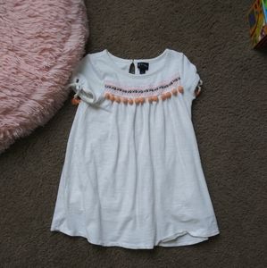 Art Class White Embroidered Detail Dress 2T